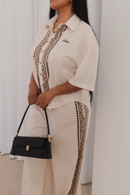 PENINA SIDE-STRIPED PANTS