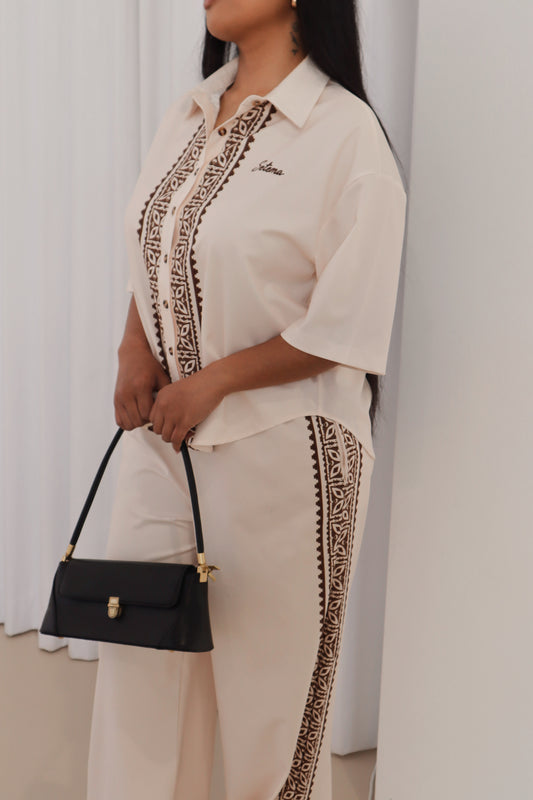 PENINA SIDE-STRIPED PANTS