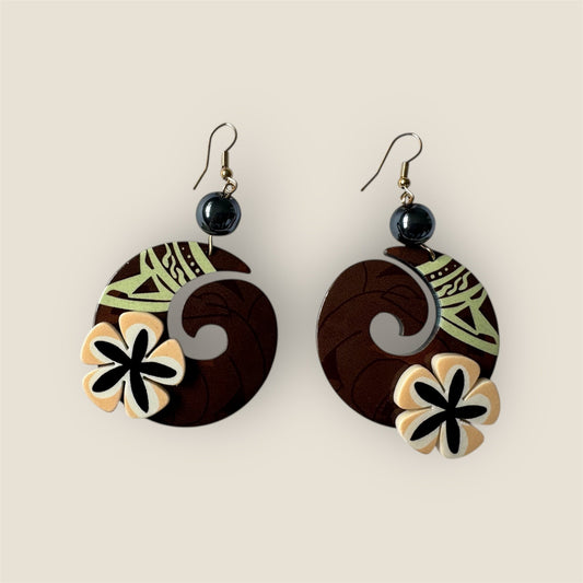 Setema flower earrings
